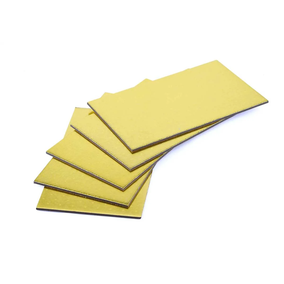 Rectangular Cake Board Gold 3mm x 50pcs