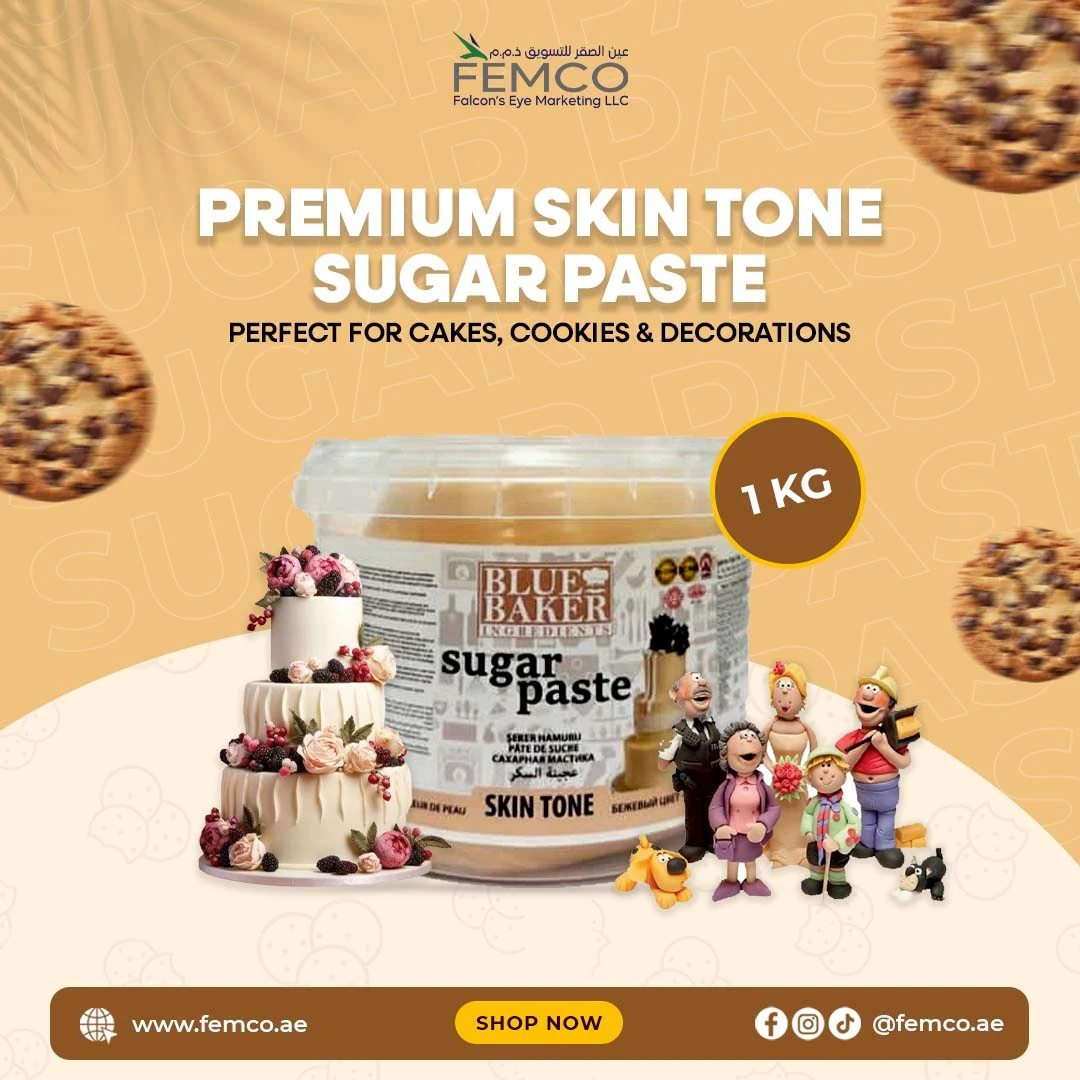 Skin Tone Sugar Paste 1kg Pail