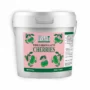 Whole green glaced cherries