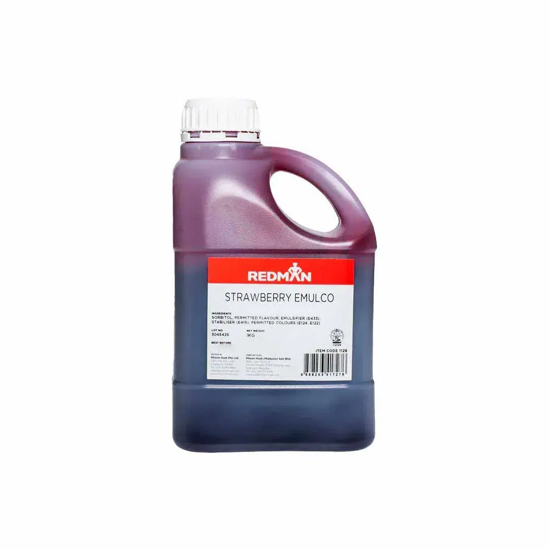 REDMAN Strawberry Emulco Bottle of 1kg