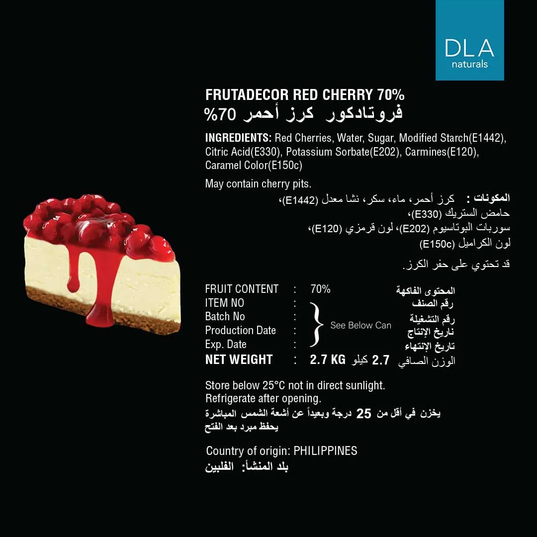Red Cherry Filling 70%