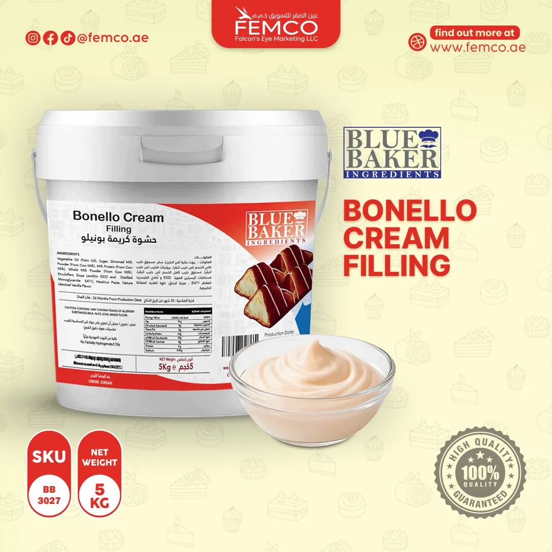 White Hazelnut Cream Filling Pail of 5kg