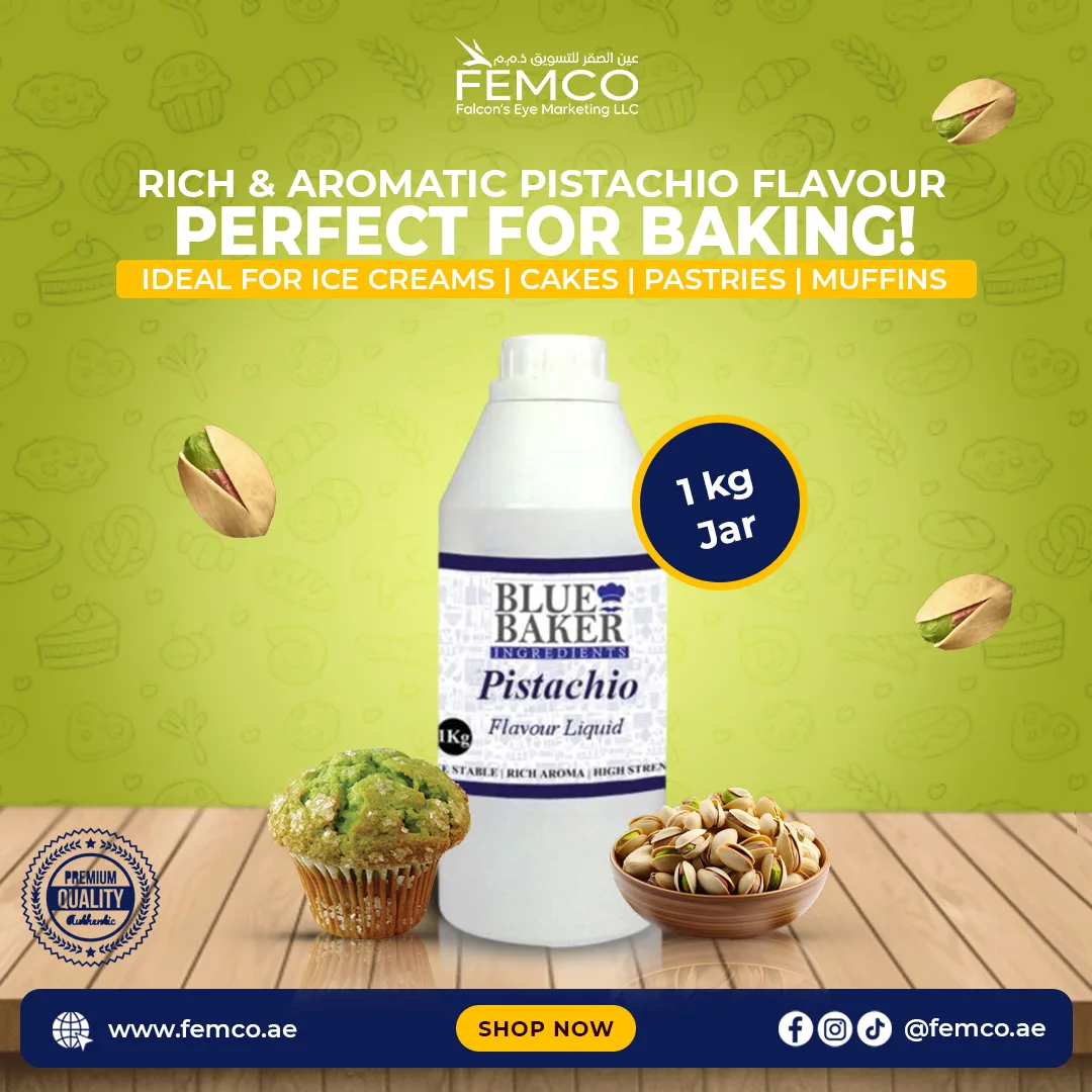Pistachio Flavour Liquid 1kg Bottle