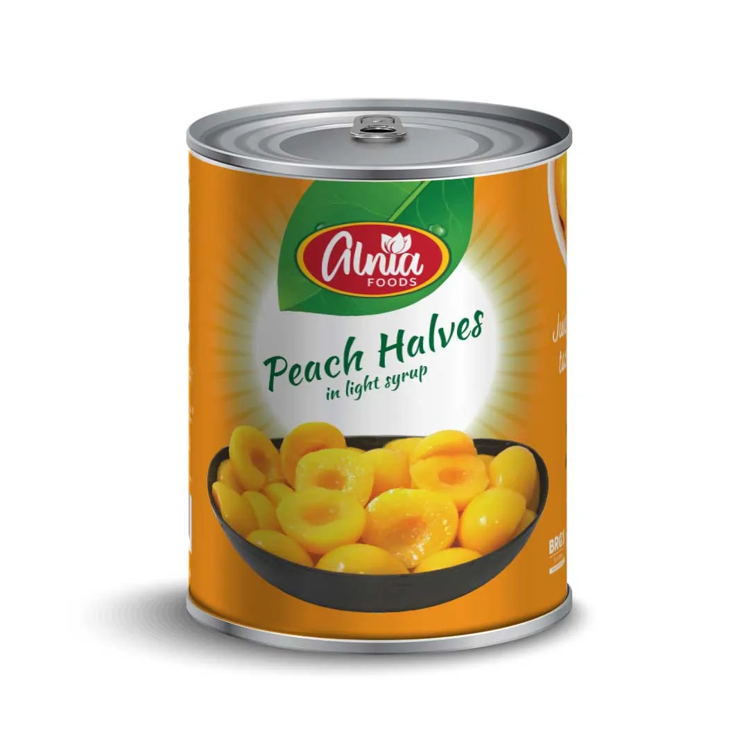 Al Nia Canned Peach Halves 12 x 820g