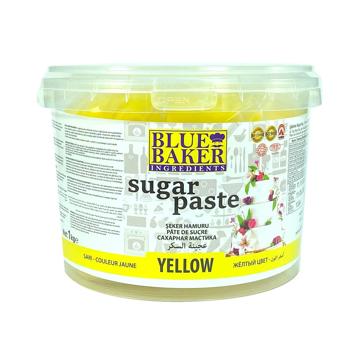 Yellow Sugar Paste
