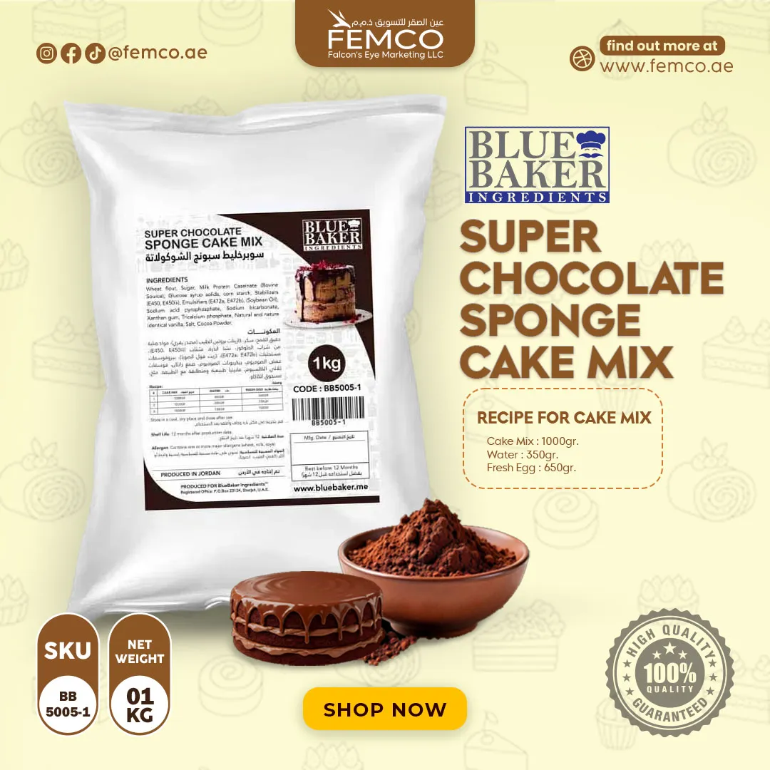 Super Chocolate Sponge Cake Mix