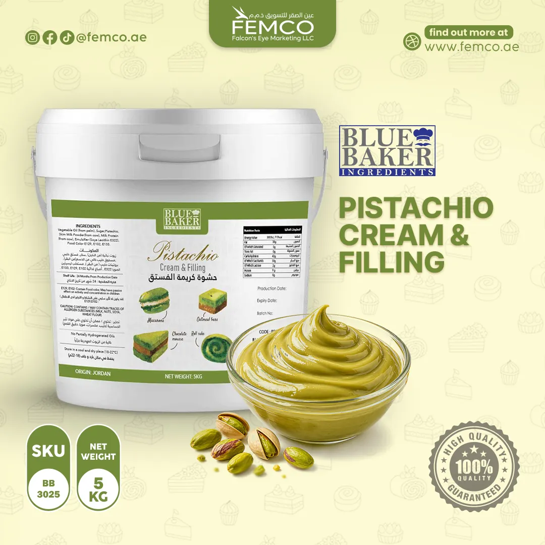 Pistachio Cream & Filling 5kgs Pail